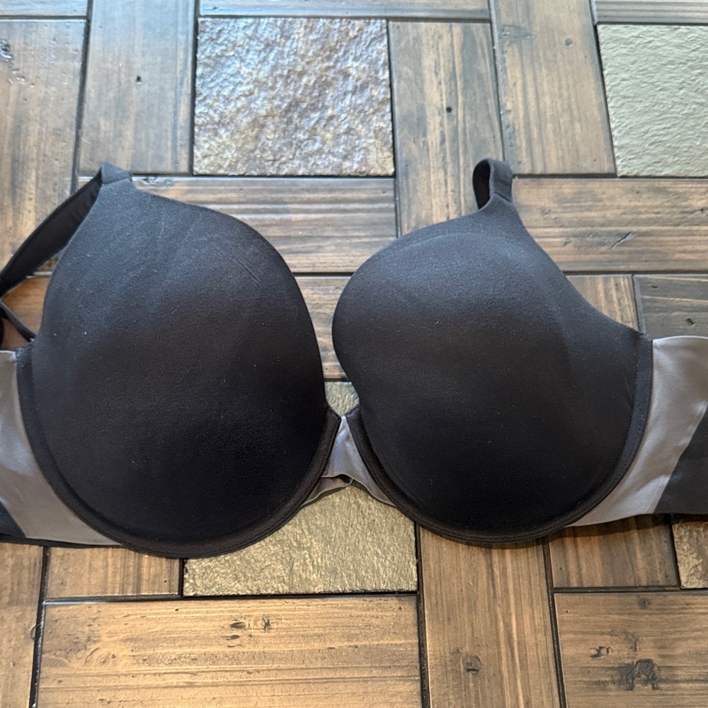 SPANX Black and Gray Women's Bra